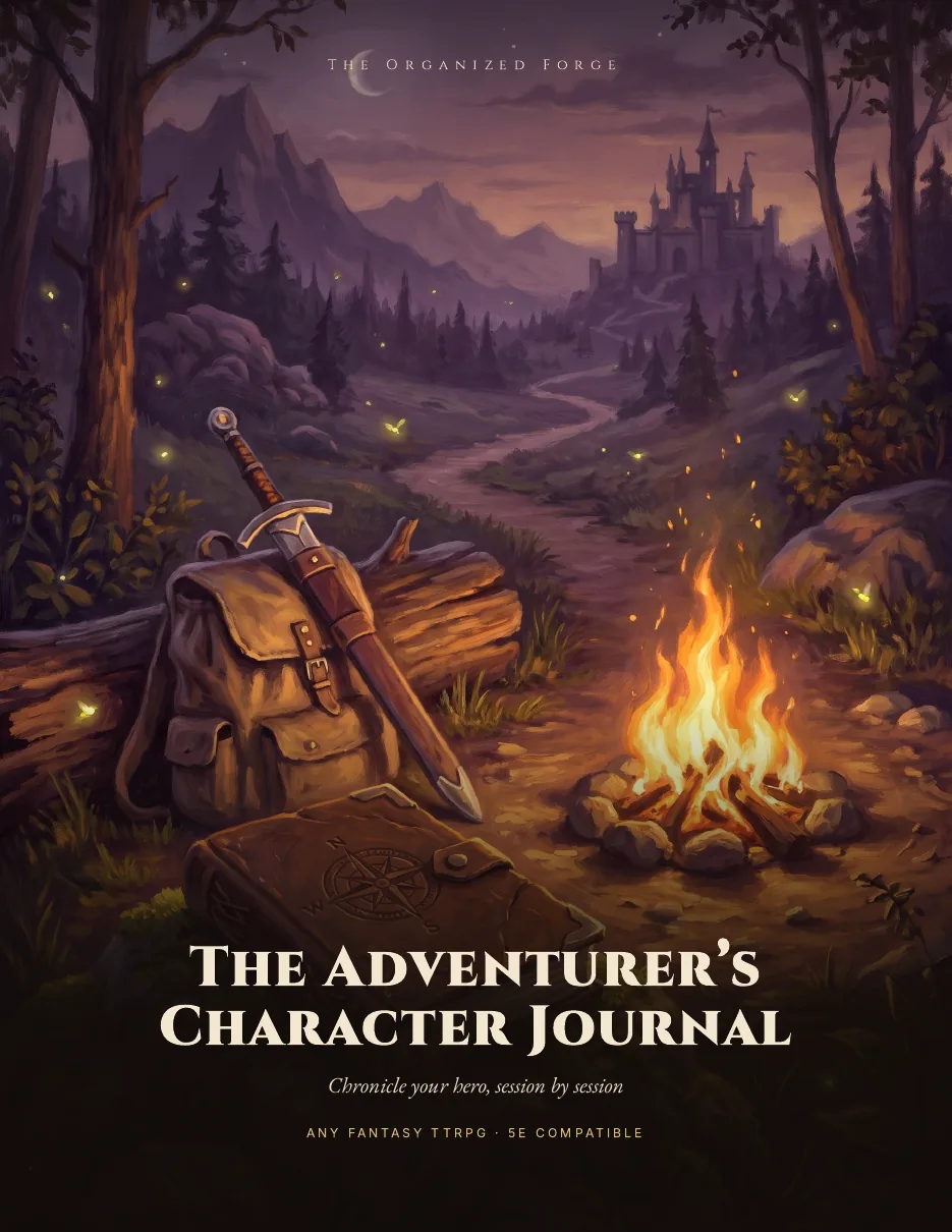 Cover of The Adventurer’s Character Journal