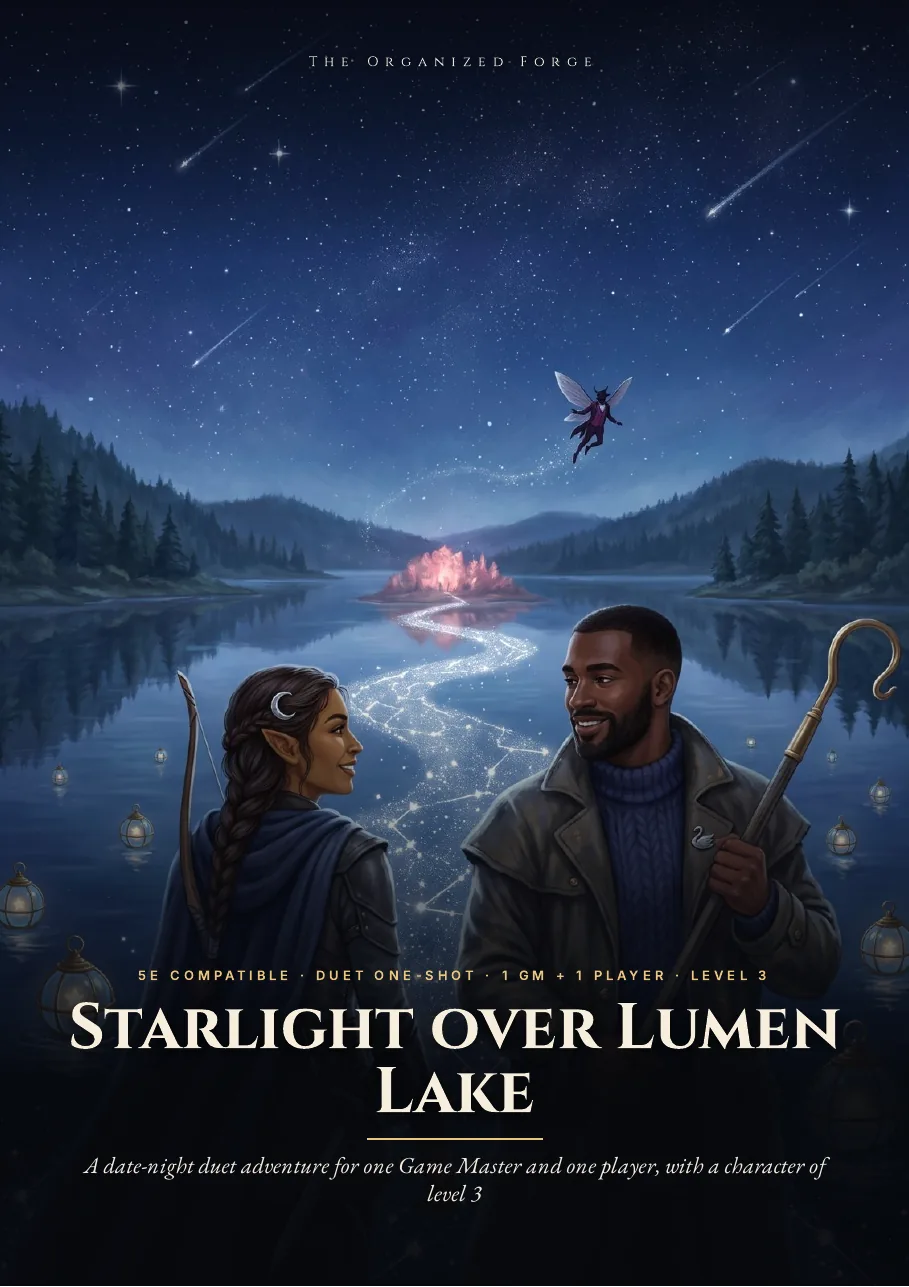 Cover of Starlight over Lumen Lake – A 5E Duet One-Shot