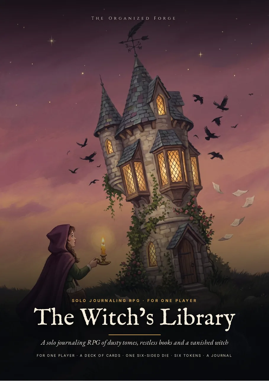 Cover of The Witch’s Library — A Solo Journaling RPG