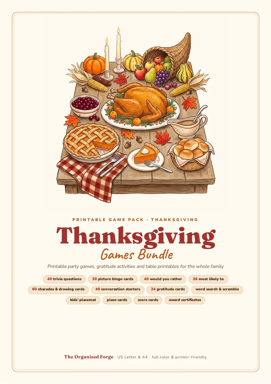 Cover of Thanksgiving Games Bundle