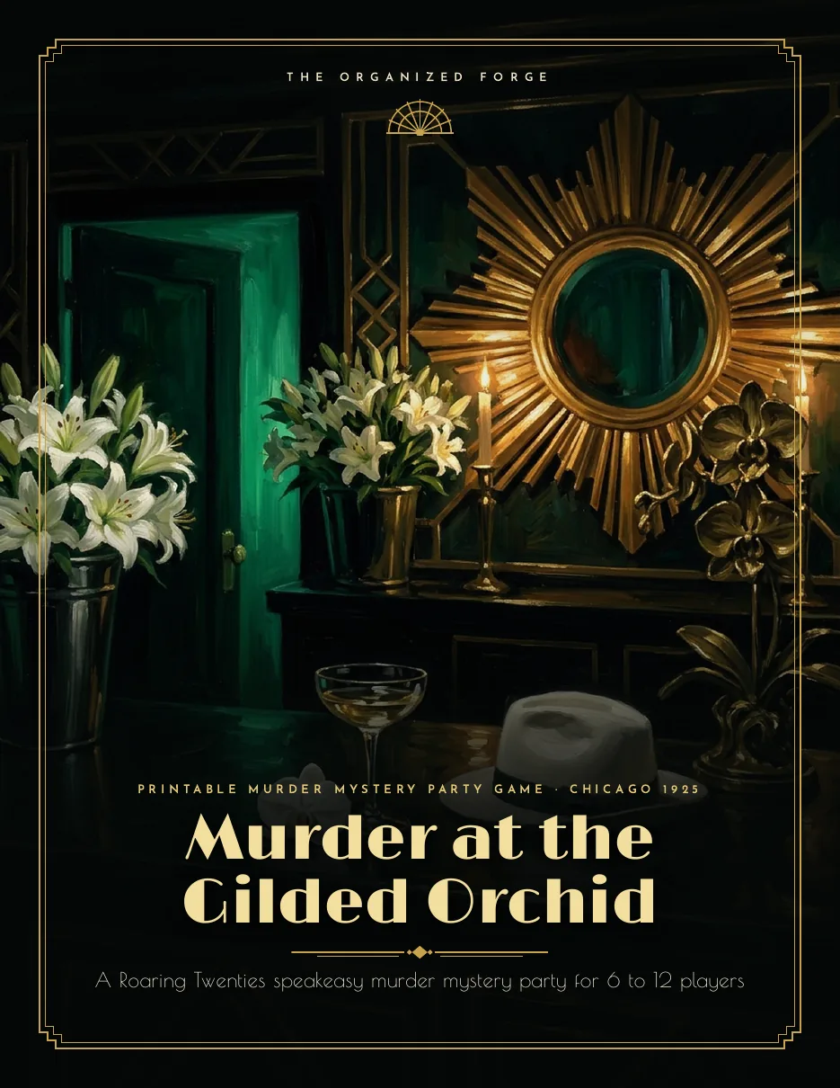 Cover of Murder at the Gilded Orchid