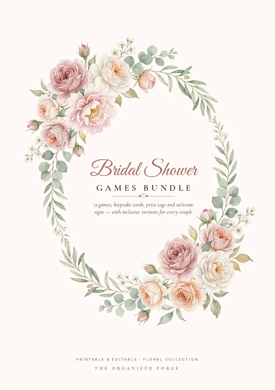 Cover of Bridal Shower Games Bundle (Floral Collection)