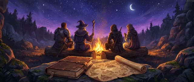 The Player's Grimoire — TTRPG Character Journal — preview page 1