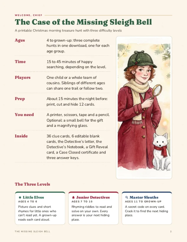 The Case of the Missing Sleigh Bell — preview page 1