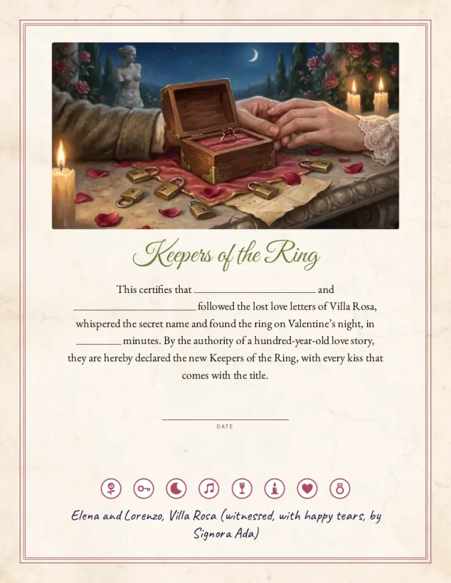 The Lost Love Letters of Villa Rosa — preview page 1