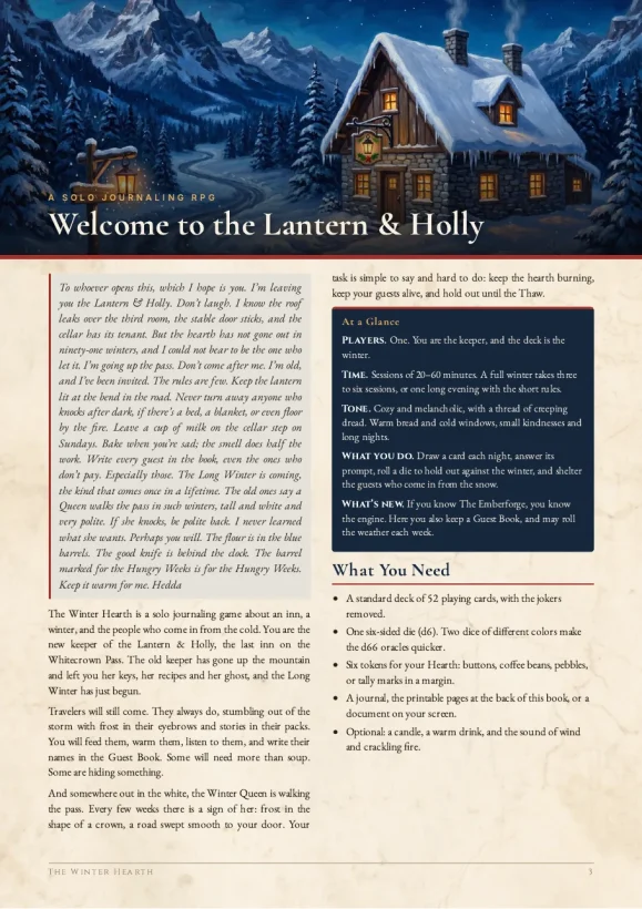 The Winter Hearth — preview page 1