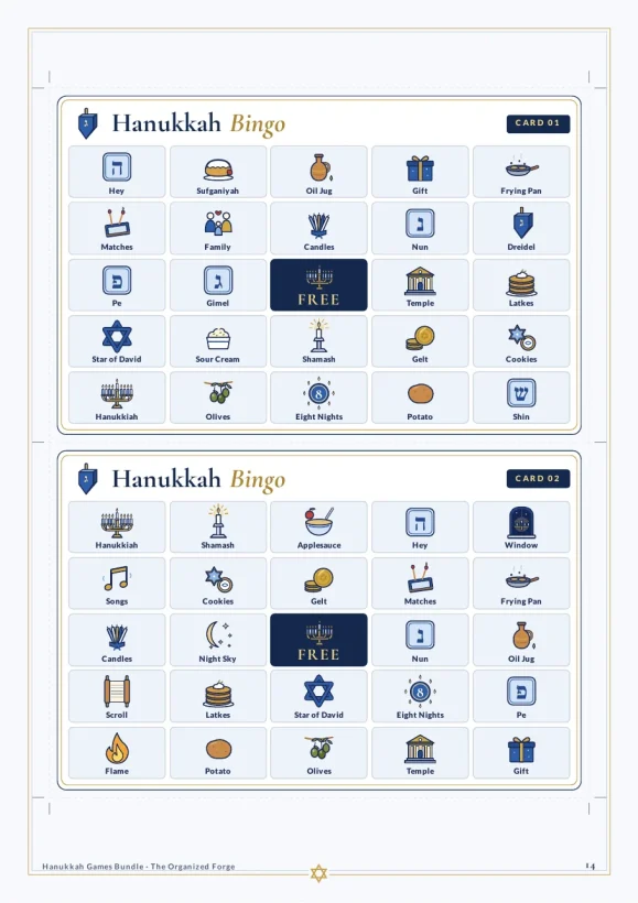 Hanukkah Games Bundle — preview page 2
