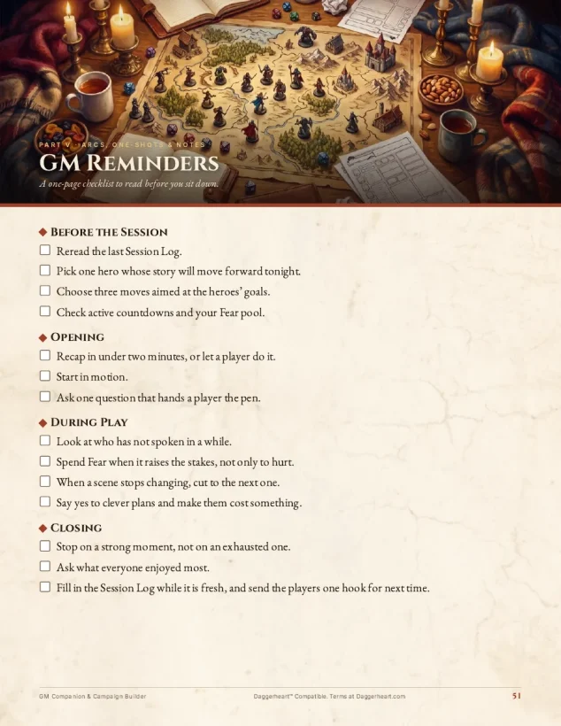 GM Companion & Campaign Builder — preview page 3