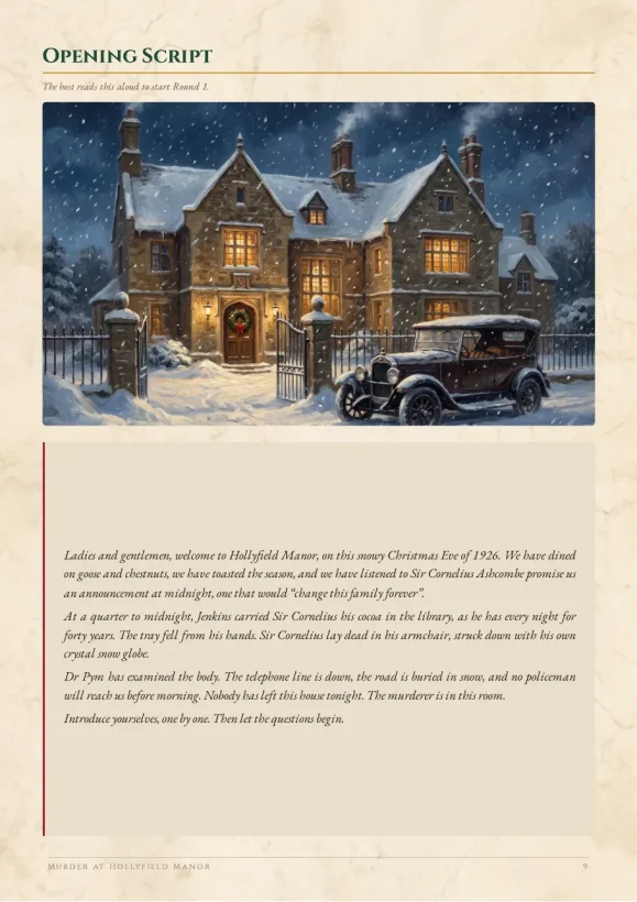 Murder at Hollyfield Manor — preview page 3