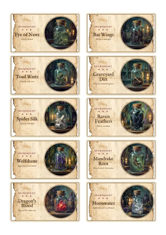The Witch's Poison Cabinet — preview page 3